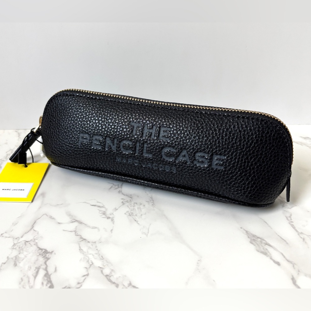 LAST ONE New Marc Jacobs The Pencil Case Leather Black